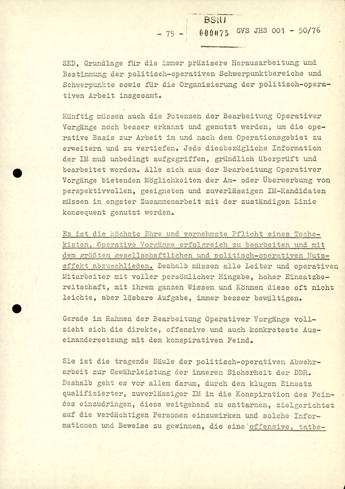 Dissertation "Zur Rolle und dem aktuell-politischen Inhalt eines aufgabenbezogenen Feindbildes in der Zusammenarbeit mit IM"