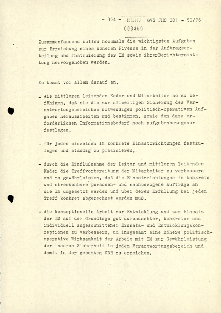 Dissertation "Zur Rolle und dem aktuell-politischen Inhalt eines aufgabenbezogenen Feindbildes in der Zusammenarbeit mit IM"