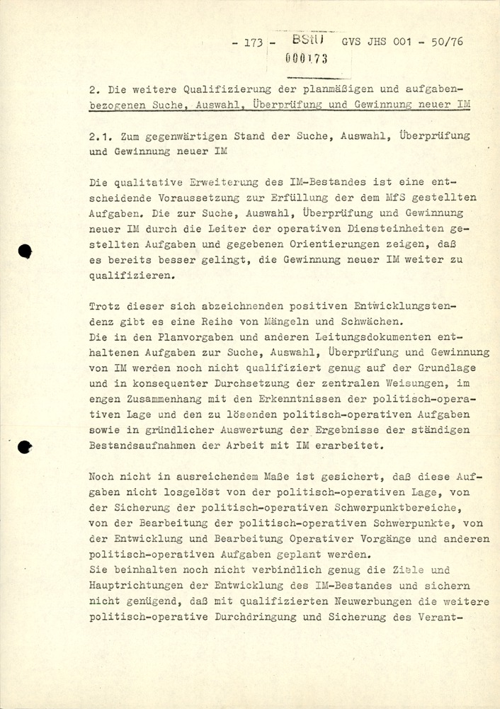 Dissertation "Zur Rolle und dem aktuell-politischen Inhalt eines aufgabenbezogenen Feindbildes in der Zusammenarbeit mit IM"