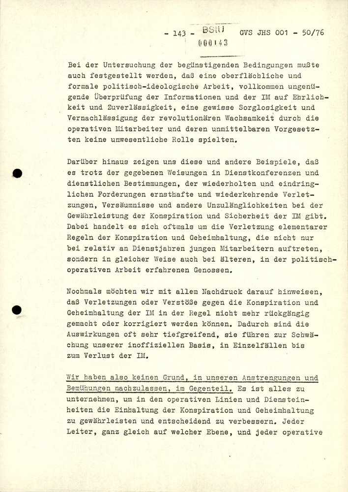 Dissertation "Zur Rolle und dem aktuell-politischen Inhalt eines aufgabenbezogenen Feindbildes in der Zusammenarbeit mit IM"