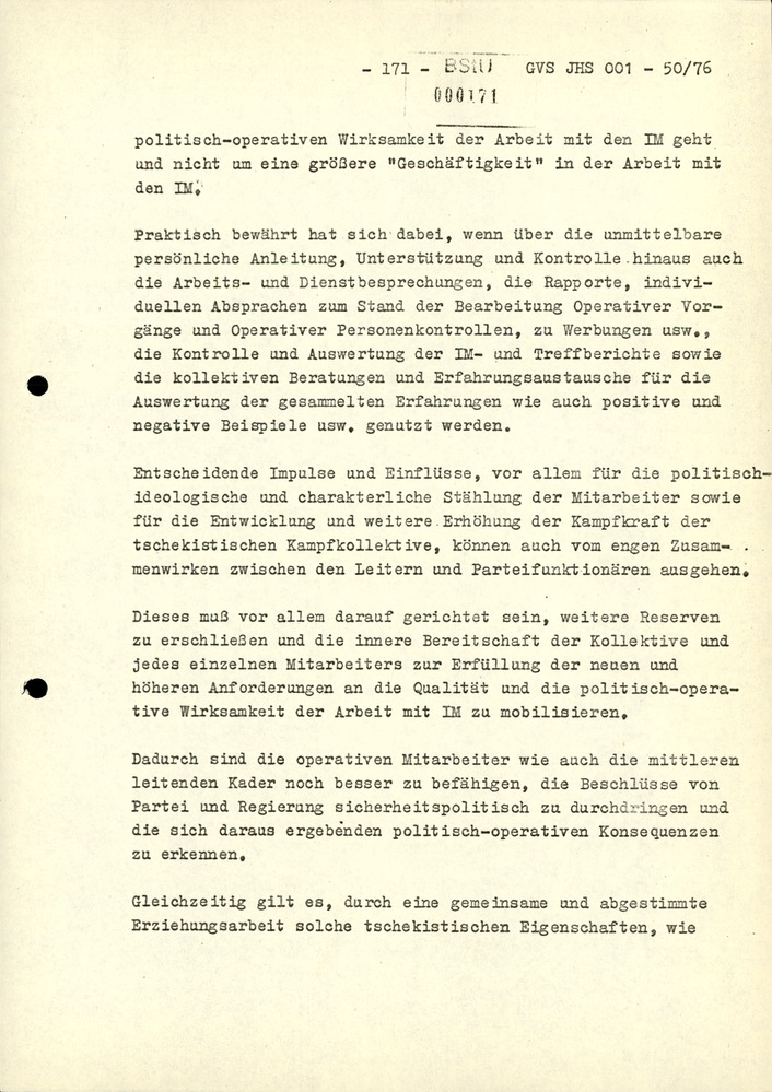 Dissertation "Zur Rolle und dem aktuell-politischen Inhalt eines aufgabenbezogenen Feindbildes in der Zusammenarbeit mit IM"