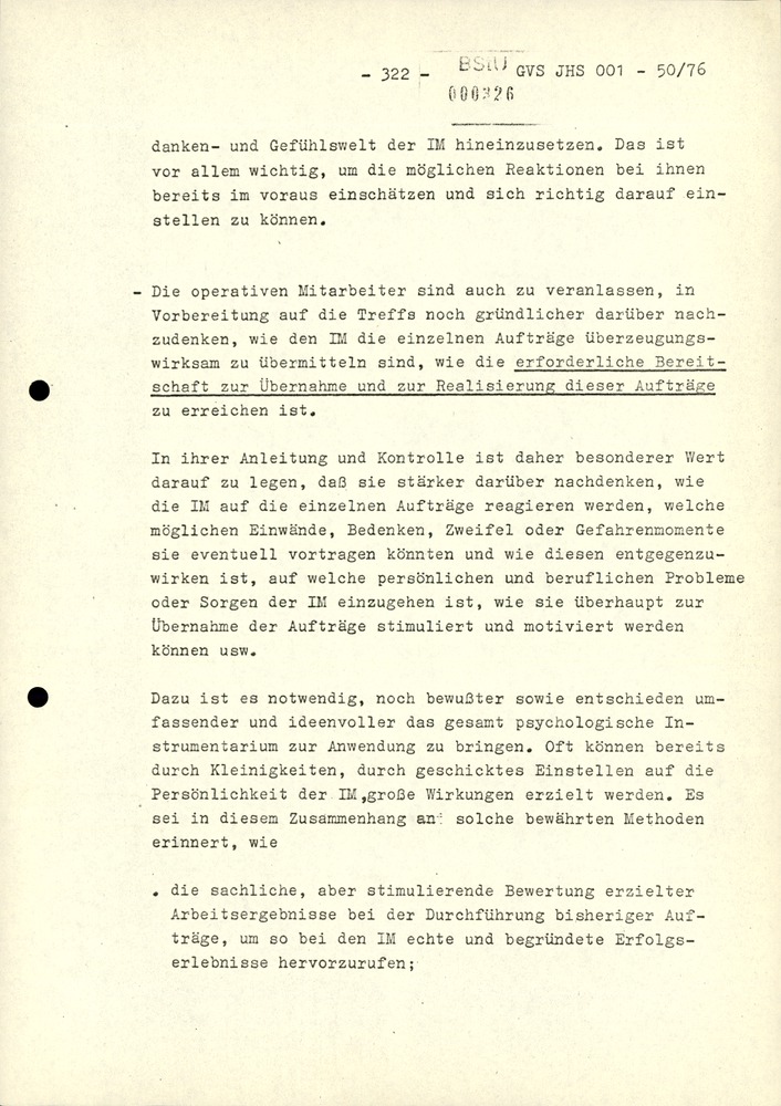 Dissertation "Zur Rolle und dem aktuell-politischen Inhalt eines aufgabenbezogenen Feindbildes in der Zusammenarbeit mit IM"