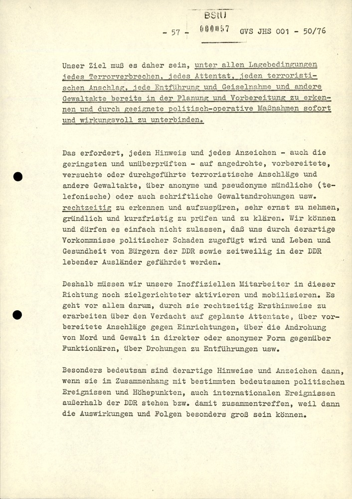 Dissertation "Zur Rolle und dem aktuell-politischen Inhalt eines aufgabenbezogenen Feindbildes in der Zusammenarbeit mit IM"