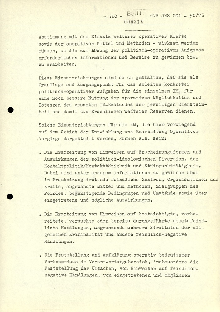 Dissertation "Zur Rolle und dem aktuell-politischen Inhalt eines aufgabenbezogenen Feindbildes in der Zusammenarbeit mit IM"