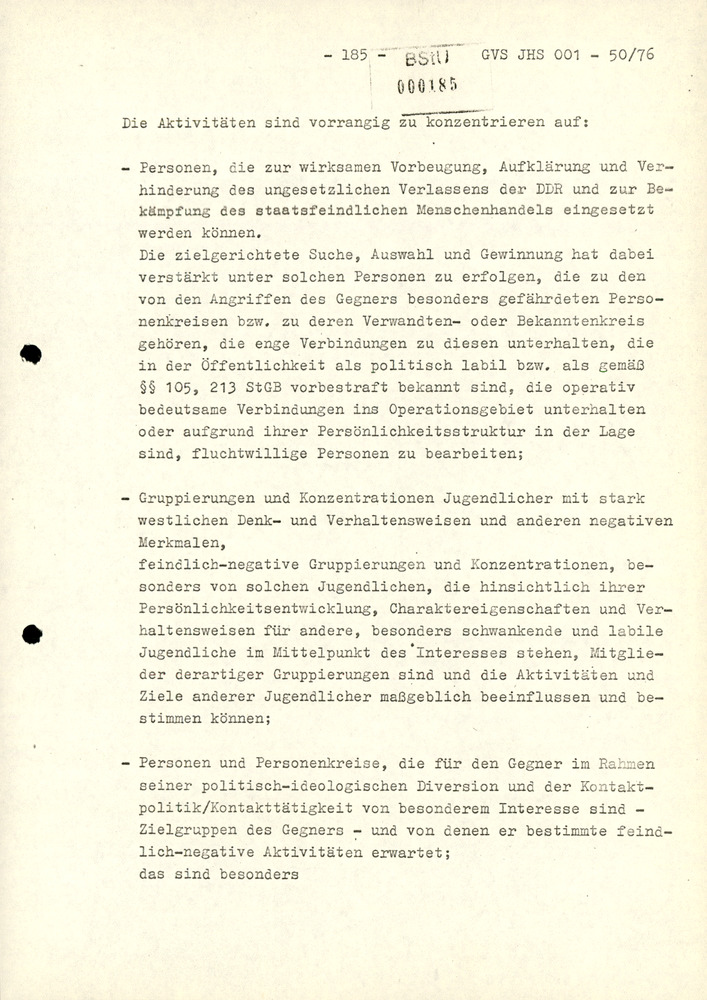 Dissertation "Zur Rolle und dem aktuell-politischen Inhalt eines aufgabenbezogenen Feindbildes in der Zusammenarbeit mit IM"