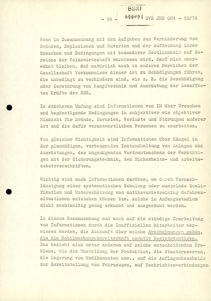 Dissertation "Zur Rolle und dem aktuell-politischen Inhalt eines aufgabenbezogenen Feindbildes in der Zusammenarbeit mit IM"