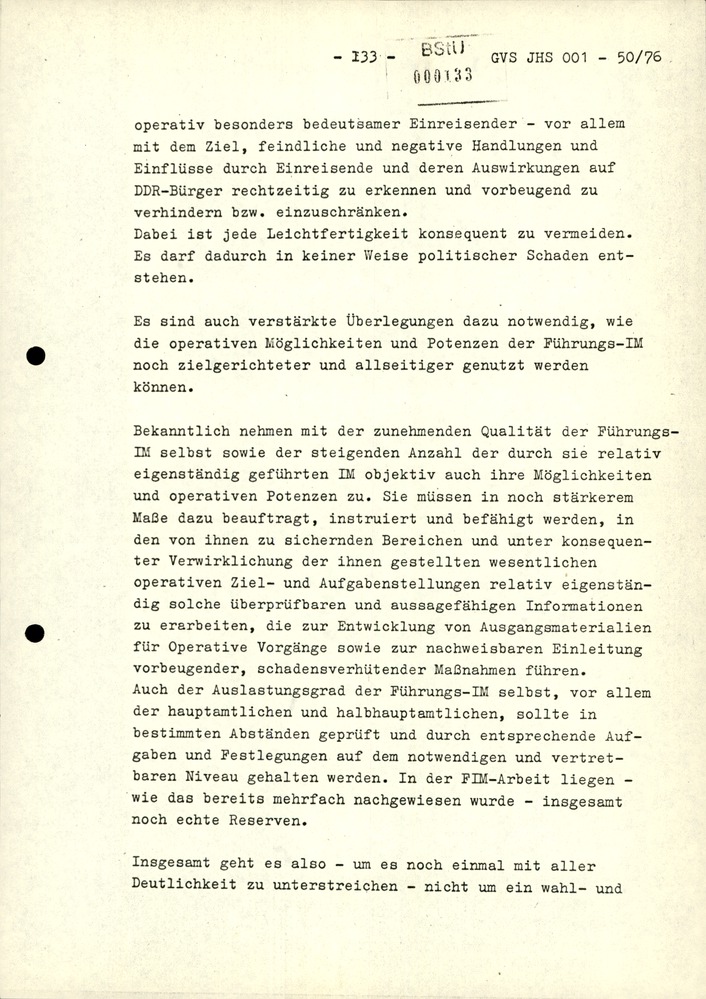 Dissertation "Zur Rolle und dem aktuell-politischen Inhalt eines aufgabenbezogenen Feindbildes in der Zusammenarbeit mit IM"