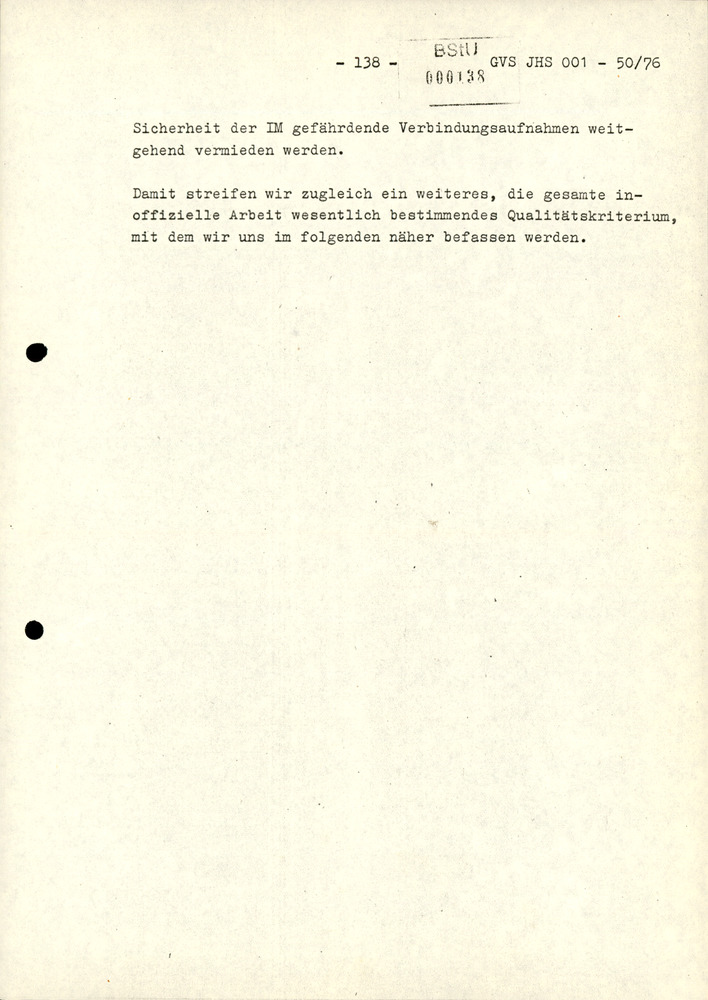 Dissertation "Zur Rolle und dem aktuell-politischen Inhalt eines aufgabenbezogenen Feindbildes in der Zusammenarbeit mit IM"