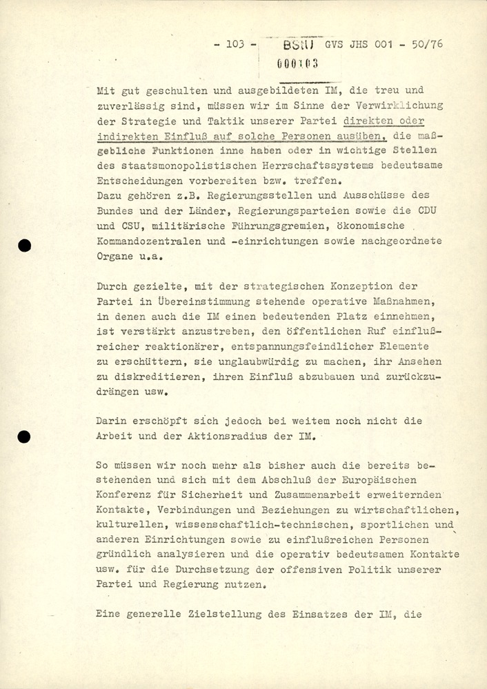 Dissertation "Zur Rolle und dem aktuell-politischen Inhalt eines aufgabenbezogenen Feindbildes in der Zusammenarbeit mit IM"