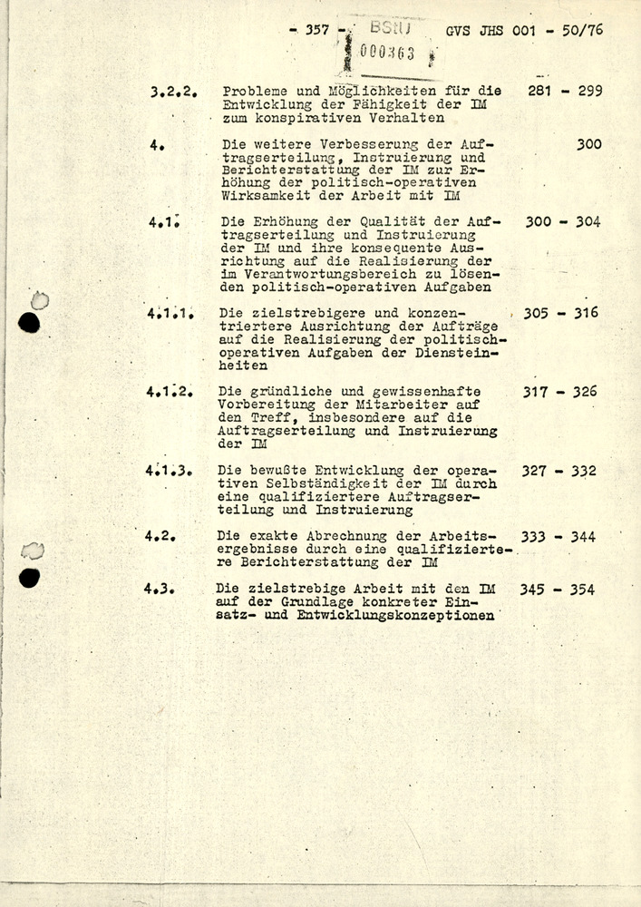 Dissertation "Zur Rolle und dem aktuell-politischen Inhalt eines aufgabenbezogenen Feindbildes in der Zusammenarbeit mit IM"