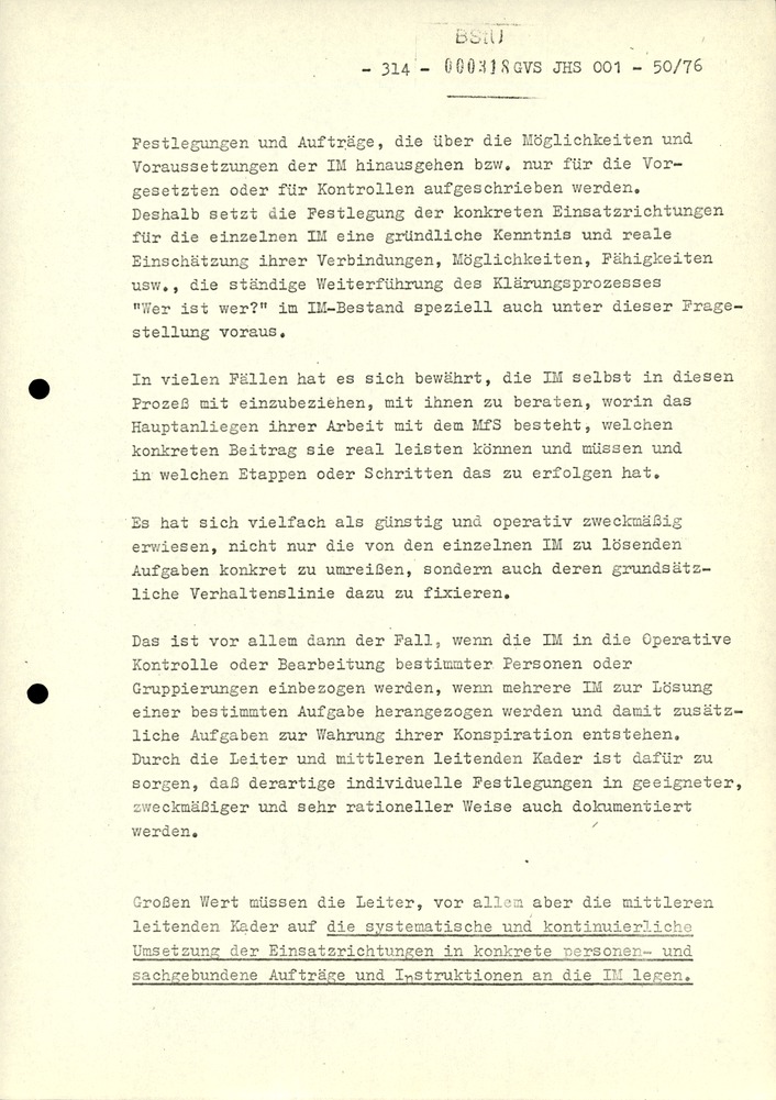 Dissertation "Zur Rolle und dem aktuell-politischen Inhalt eines aufgabenbezogenen Feindbildes in der Zusammenarbeit mit IM"