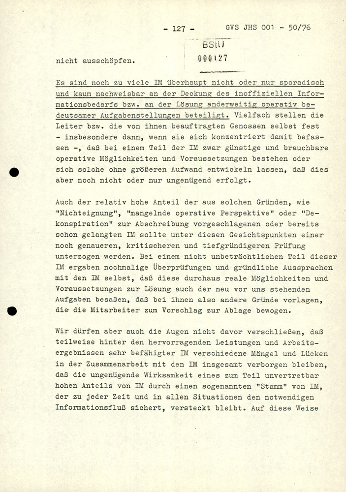 Dissertation "Zur Rolle und dem aktuell-politischen Inhalt eines aufgabenbezogenen Feindbildes in der Zusammenarbeit mit IM"