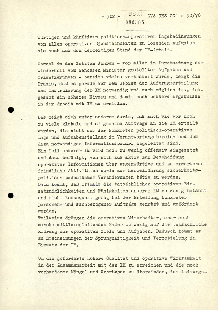 Dissertation "Zur Rolle und dem aktuell-politischen Inhalt eines aufgabenbezogenen Feindbildes in der Zusammenarbeit mit IM"