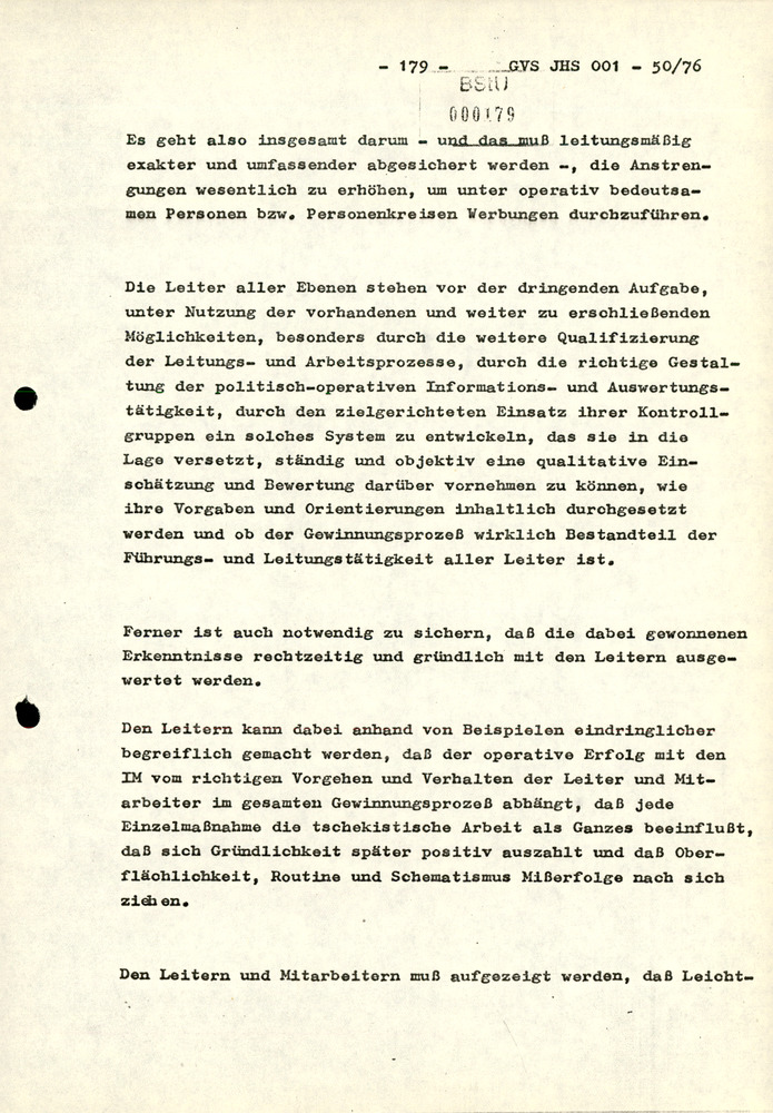 Dissertation "Zur Rolle und dem aktuell-politischen Inhalt eines aufgabenbezogenen Feindbildes in der Zusammenarbeit mit IM"