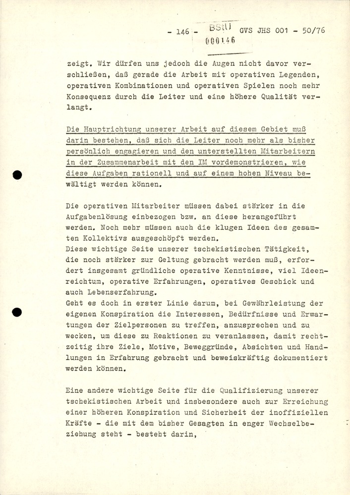 Dissertation "Zur Rolle und dem aktuell-politischen Inhalt eines aufgabenbezogenen Feindbildes in der Zusammenarbeit mit IM"