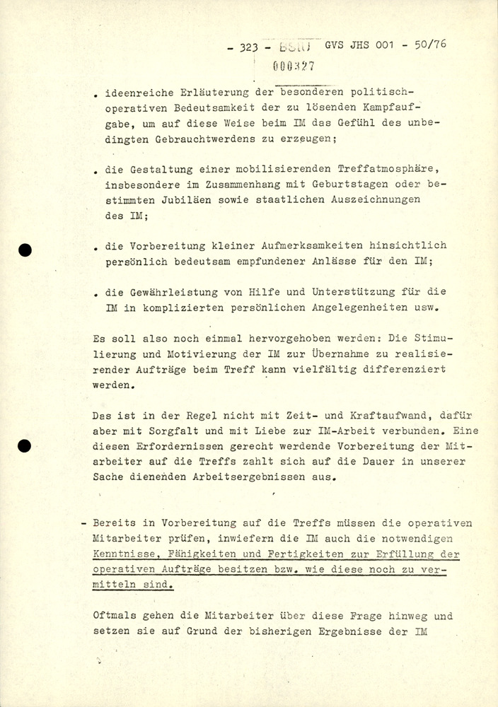 Dissertation "Zur Rolle und dem aktuell-politischen Inhalt eines aufgabenbezogenen Feindbildes in der Zusammenarbeit mit IM"