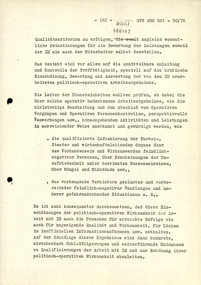Dissertation "Zur Rolle und dem aktuell-politischen Inhalt eines aufgabenbezogenen Feindbildes in der Zusammenarbeit mit IM"