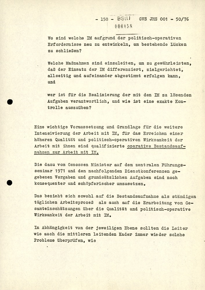 Dissertation "Zur Rolle und dem aktuell-politischen Inhalt eines aufgabenbezogenen Feindbildes in der Zusammenarbeit mit IM"