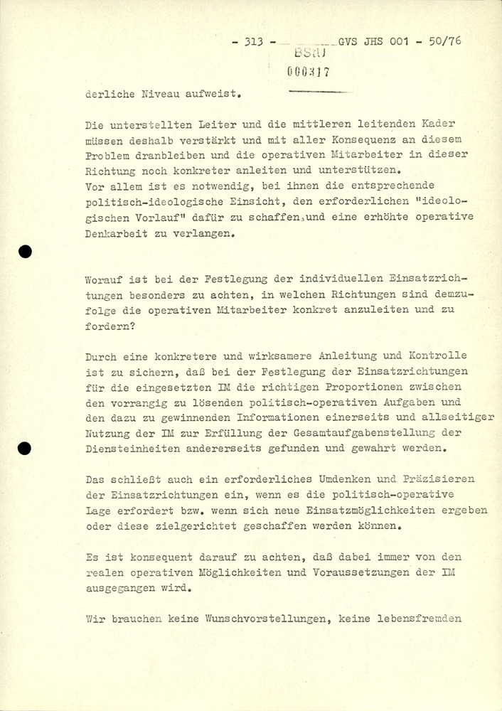 Dissertation "Zur Rolle und dem aktuell-politischen Inhalt eines aufgabenbezogenen Feindbildes in der Zusammenarbeit mit IM"