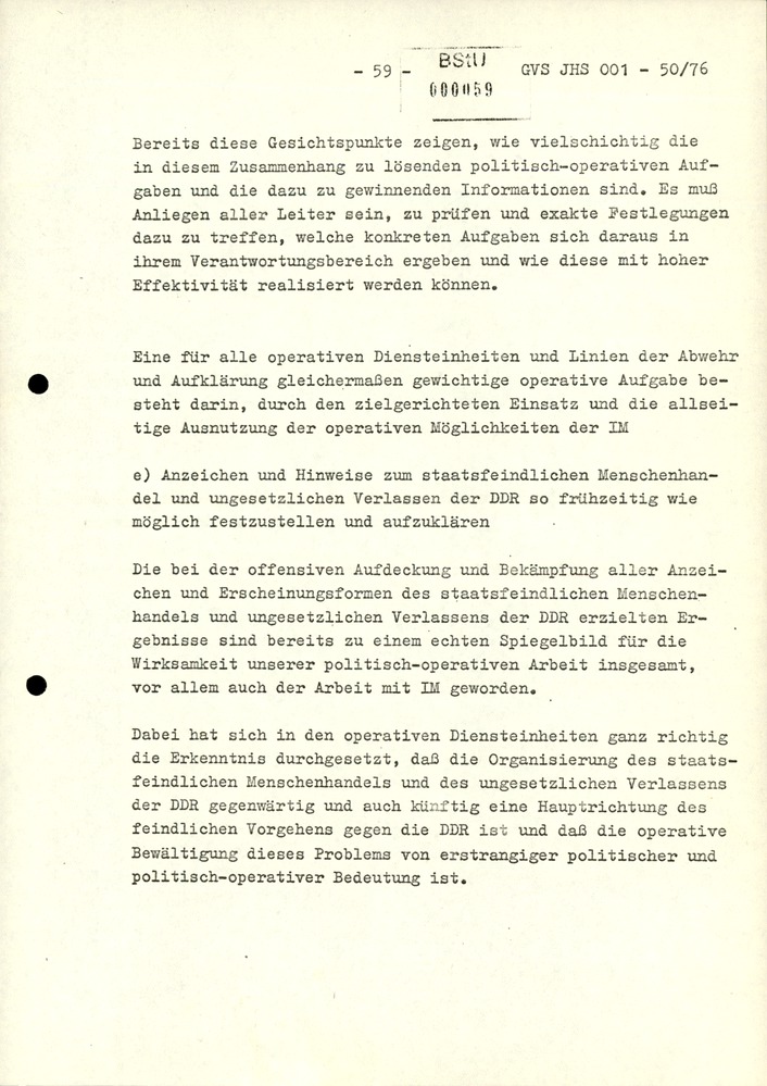 Dissertation "Zur Rolle und dem aktuell-politischen Inhalt eines aufgabenbezogenen Feindbildes in der Zusammenarbeit mit IM"