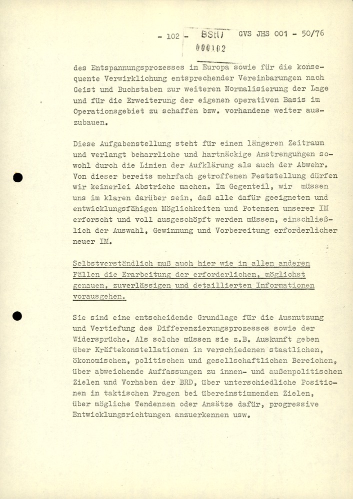 Dissertation "Zur Rolle und dem aktuell-politischen Inhalt eines aufgabenbezogenen Feindbildes in der Zusammenarbeit mit IM"