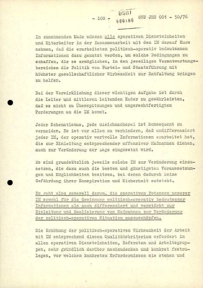 Dissertation "Zur Rolle und dem aktuell-politischen Inhalt eines aufgabenbezogenen Feindbildes in der Zusammenarbeit mit IM"