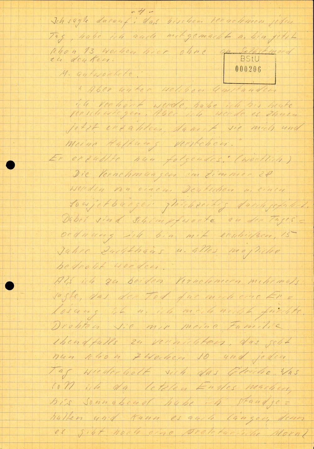 Bericht eines Zellengenossen von Paul Merker