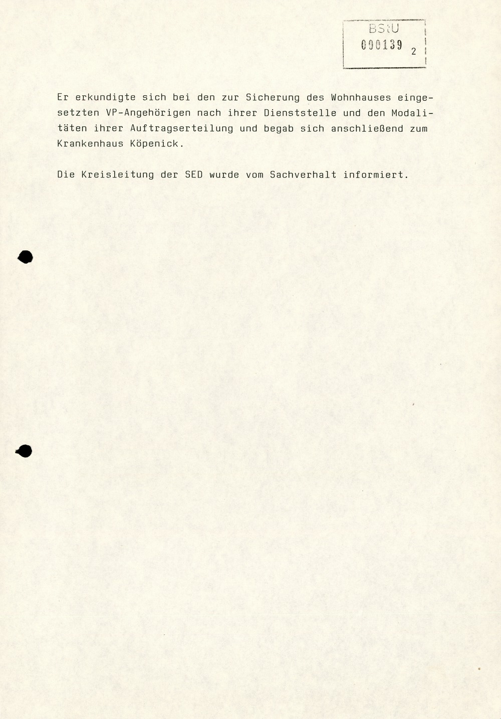 Wochenübersicht Nr. 44/89 vom 30. Oktober 1989