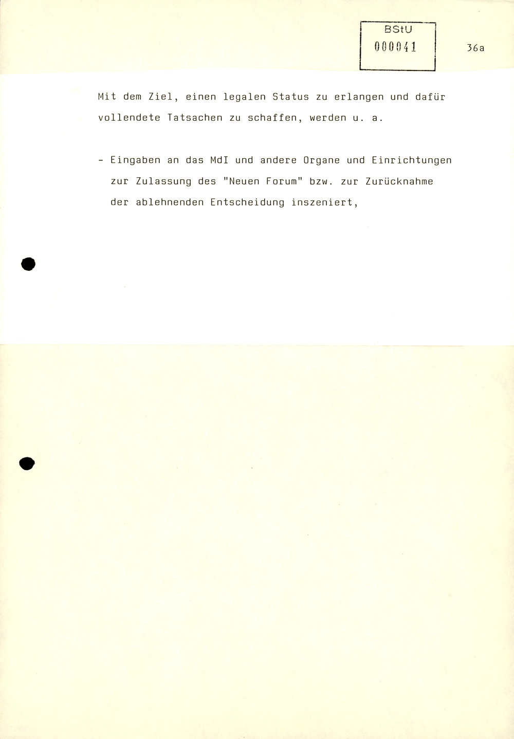 Referat Mielkes zur Auswertung der 9. Tagung des ZK der SED