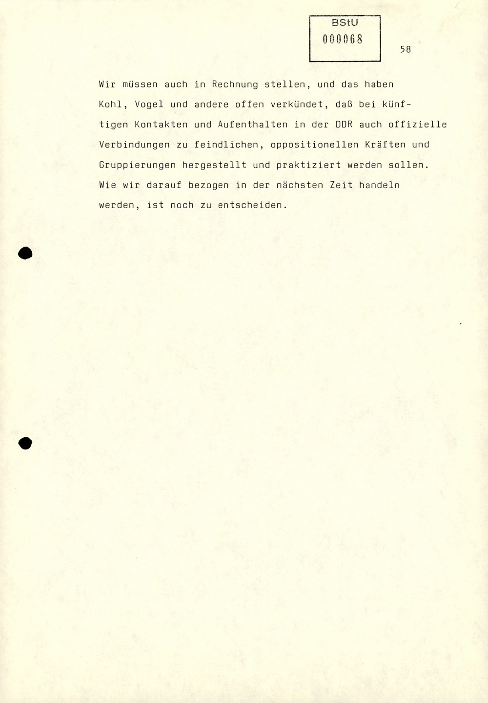 Referat Mielkes zur Auswertung der 9. Tagung des ZK der SED