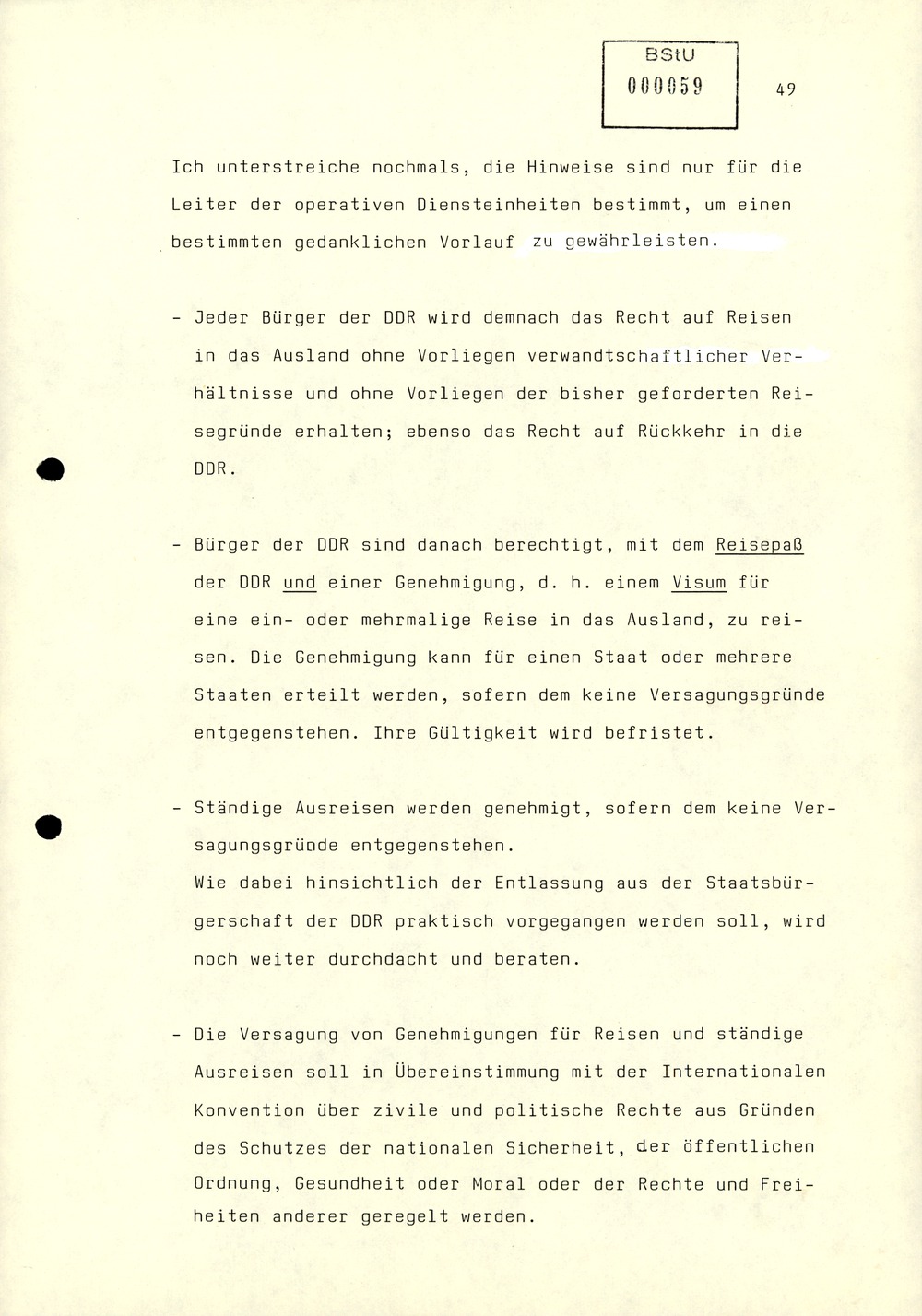 Referat Mielkes zur Auswertung der 9. Tagung des ZK der SED