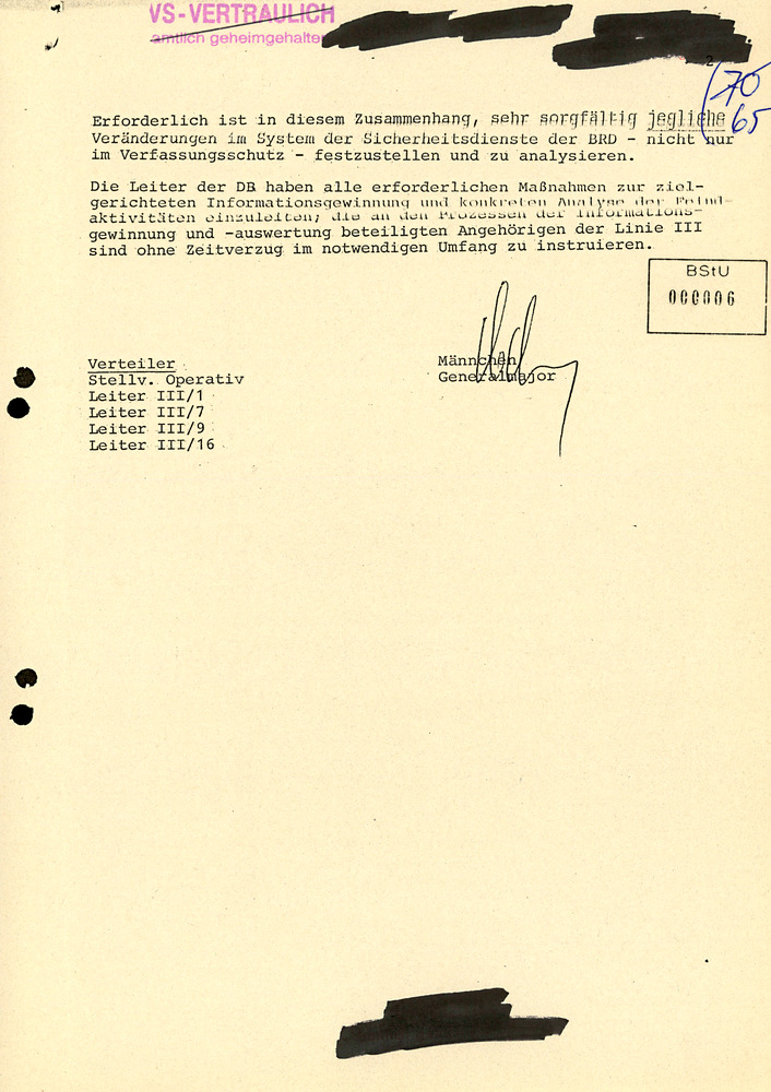 Zur Situation der Sicherheitsdienste der Bundesrepublik nach Hansjoachim Tiedges Übertritt in die DDR