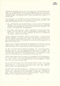 Lageeinschätzung zum Stand der Bekämpfung des politisch-motivierten Rowdytums im 1. Halbjahr 1988