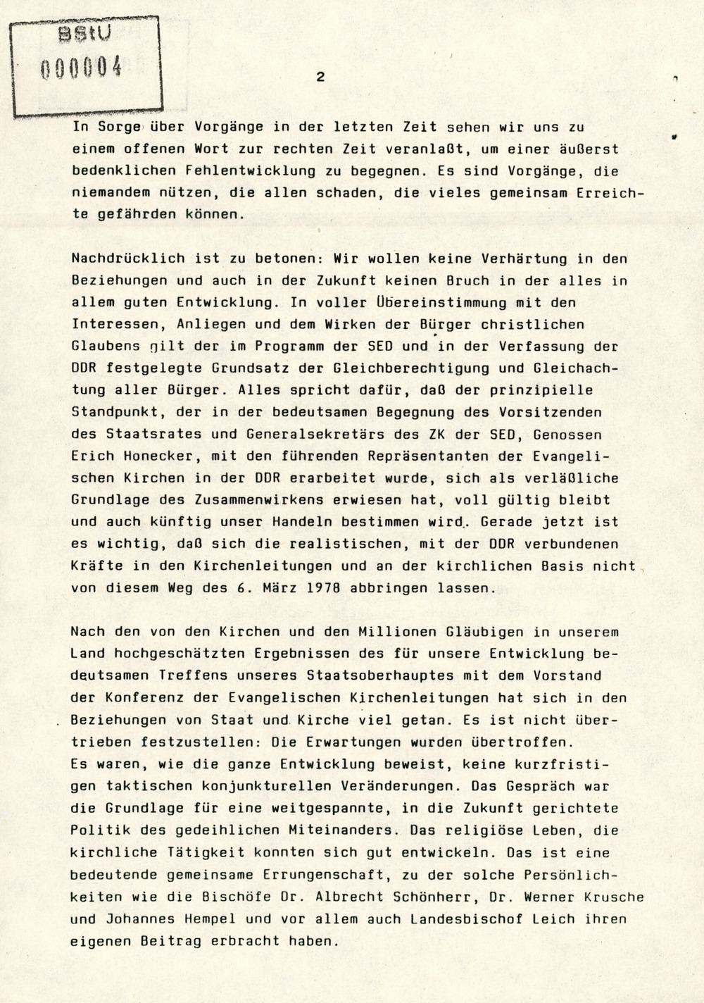 Konzeption zu prinzipiellen Fragen der Beziehungen zwischen Staat und Kirche