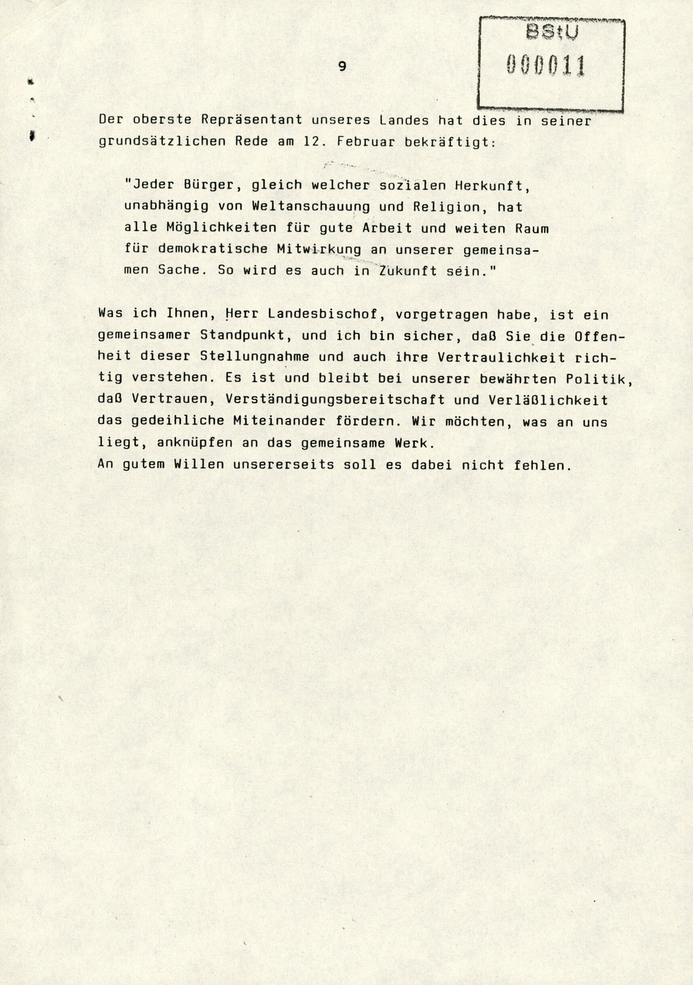 Konzeption zu prinzipiellen Fragen der Beziehungen zwischen Staat und Kirche