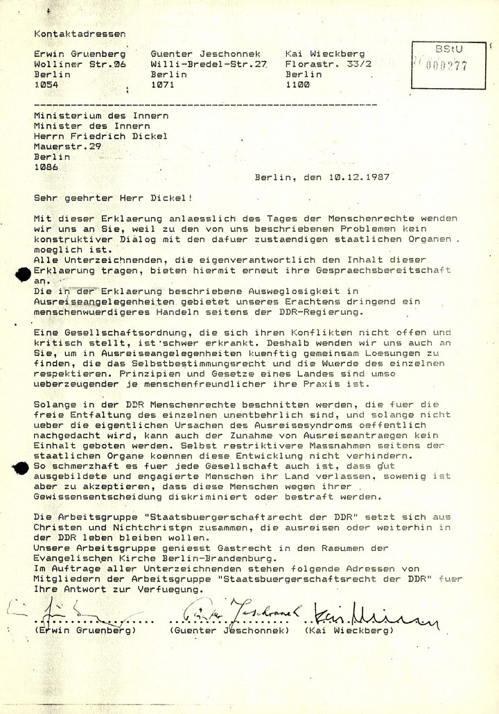 Erklärung der AG Staatsbürgerschaftsrecht anlässlich des Tages der Menschenrechte