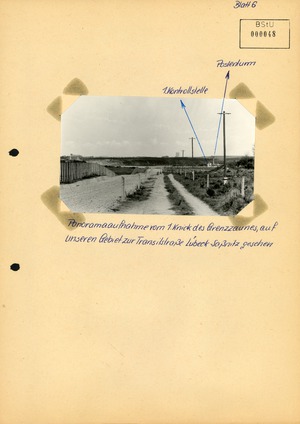 Fotodokumentation der Grenzschleuse Lübeck-Schlutup auf östlicher Seite