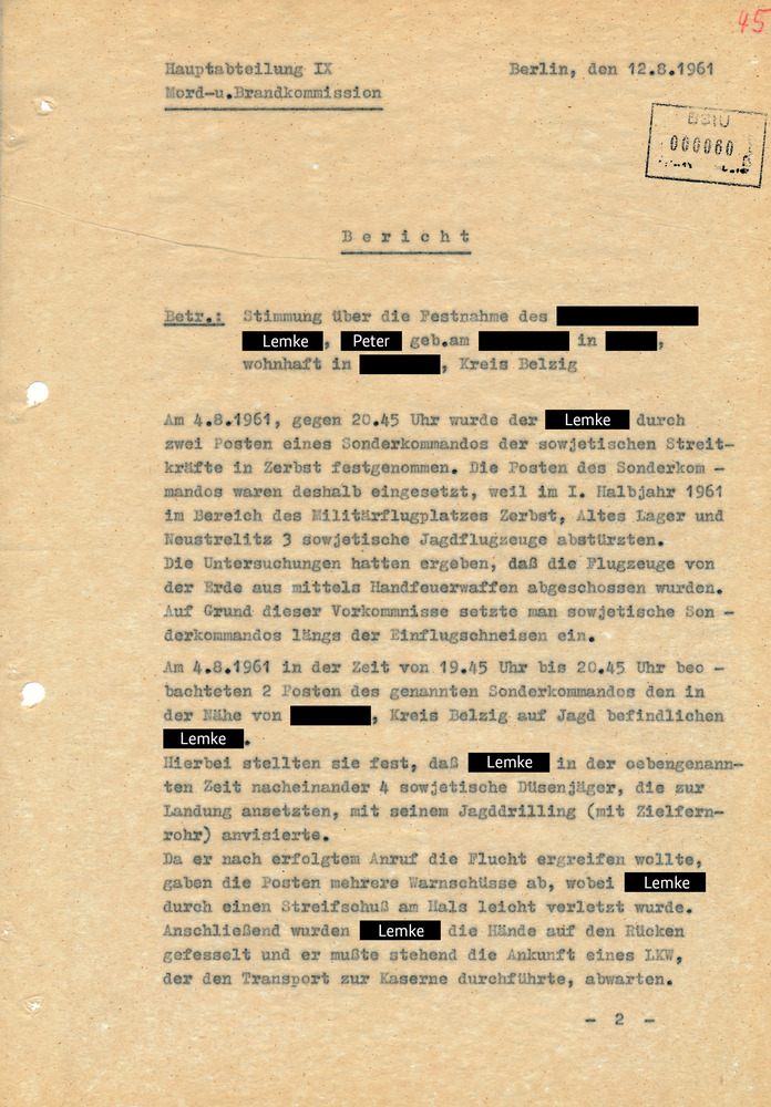 Stimmungsbericht zur Festnahme eines Mannes im Kreis Belzig