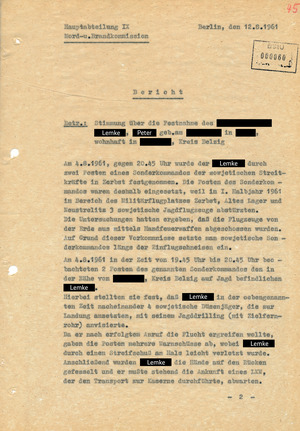 Stimmungsbericht zur Festnahme eines Mannes im Kreis Belzig