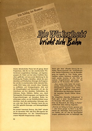 Propagandabroschüre zum Volksaufstand des 17. Juni 1953