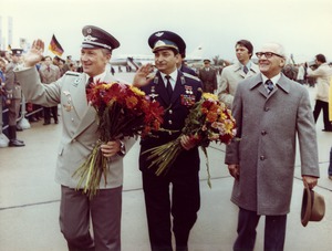 Empfang Sigmund Jähns in der DDR