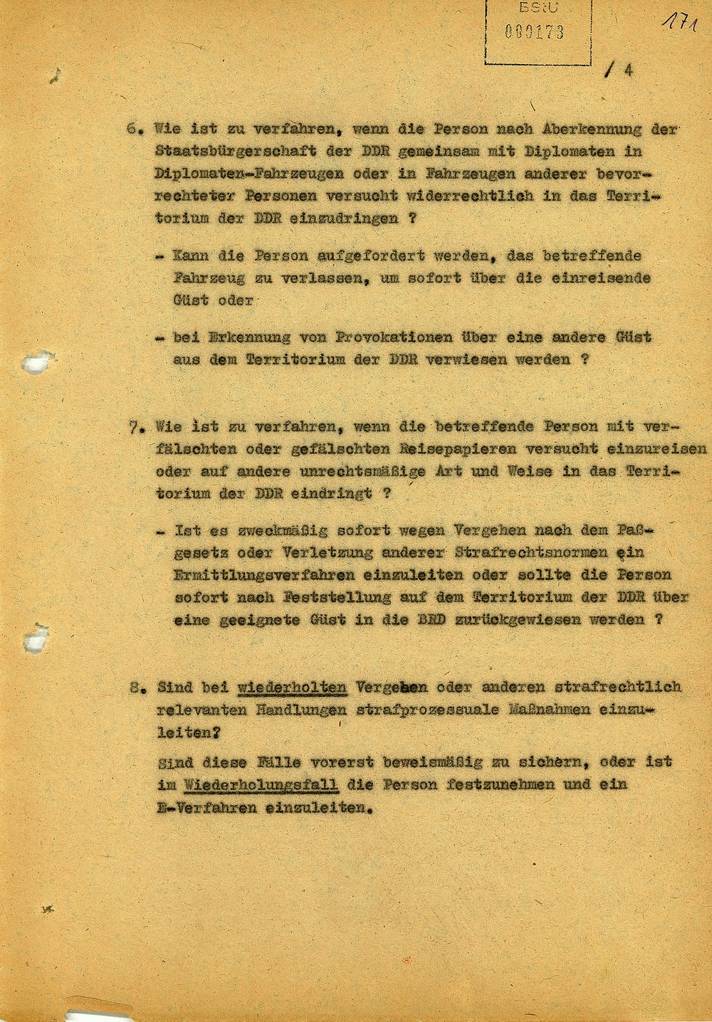 Offene Fragen zur Ausbürgerung Wolf Biermanns