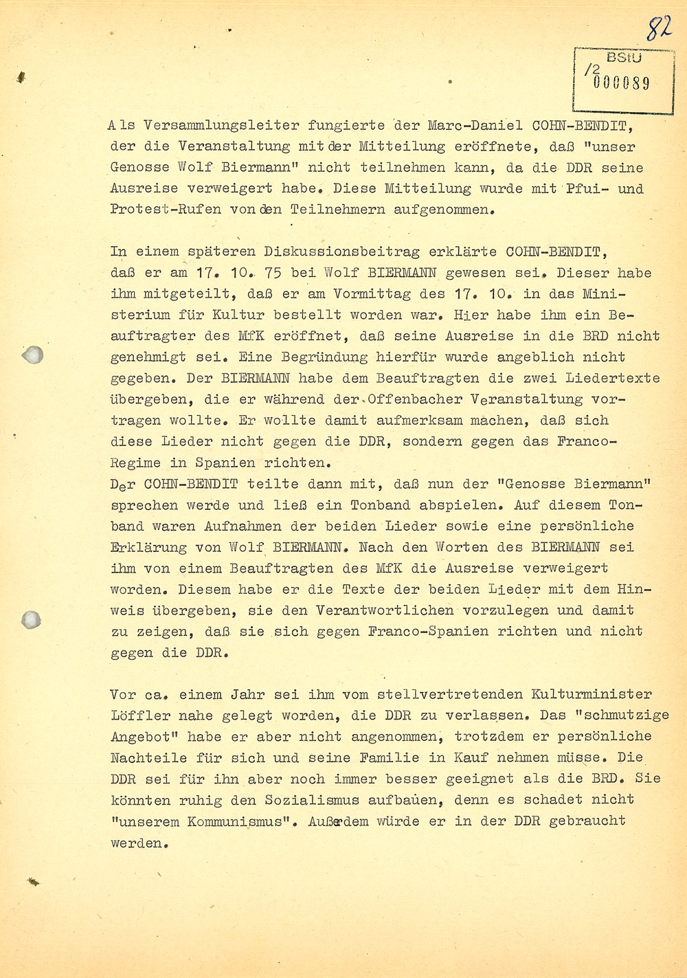 Bericht über die Veranstaltung "Solidarität mit dem spanischen Widerstand"