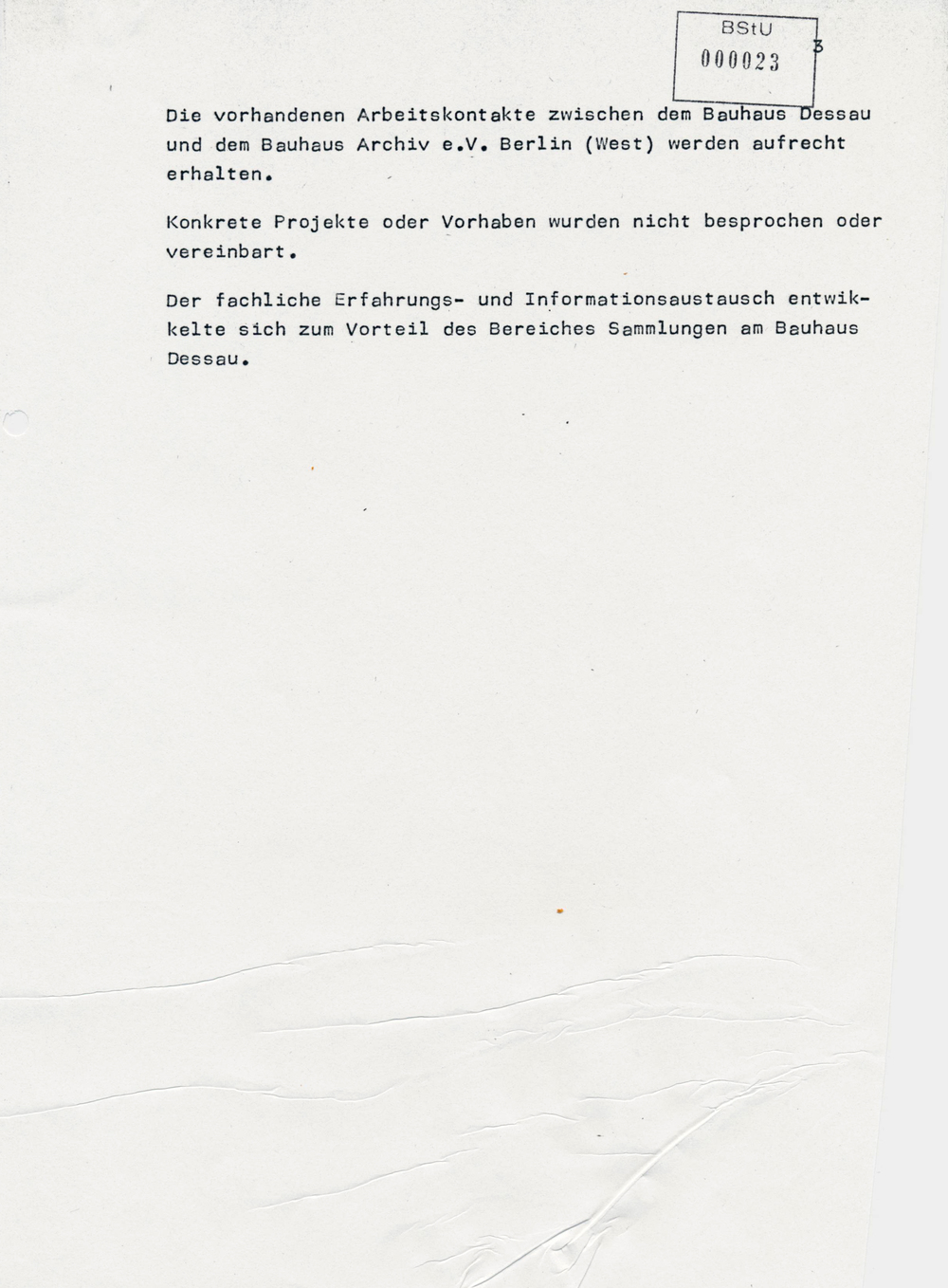"Experiment Bauhaus" - das Bauhaus-Archiv West-Berlin in Dessau