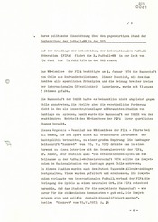Politische Einschätzung zur Lage und den Vorbereitungen zur Fußball-Welt­meister­schaft 1974
