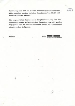 Bericht zum Aufenthalt einer Jugendreisegruppe zum UEFA-Cup-Halbfinalspiel in Stuttgart am 5. und 6. April 1989
