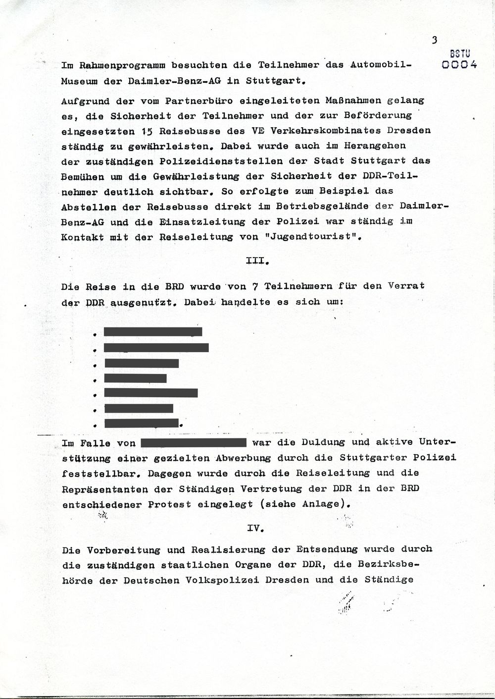 Bericht zum Aufenthalt einer Jugendreisegruppe zum UEFA-Cup-Halbfinalspiel in Stuttgart am 5. und 6. April 1989