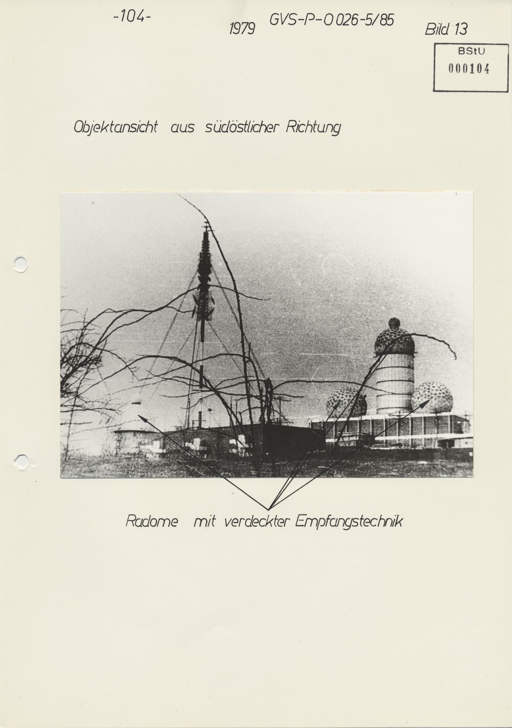 Bilderserie zur US Army Field Station Berlin auf dem Teufelsberg