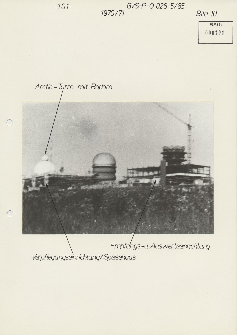 Bilderserie zur US Army Field Station Berlin auf dem Teufelsberg