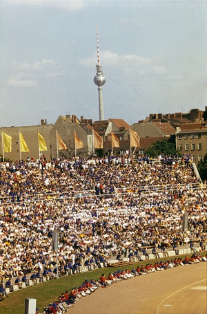 Eröffnungsfeier der X. Weltfestspiele der Jugend und Studenten 1973 in Ost-Berlin